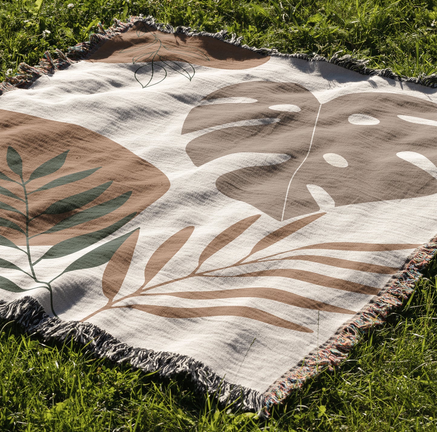 Botanical Bliss Woven Blanket