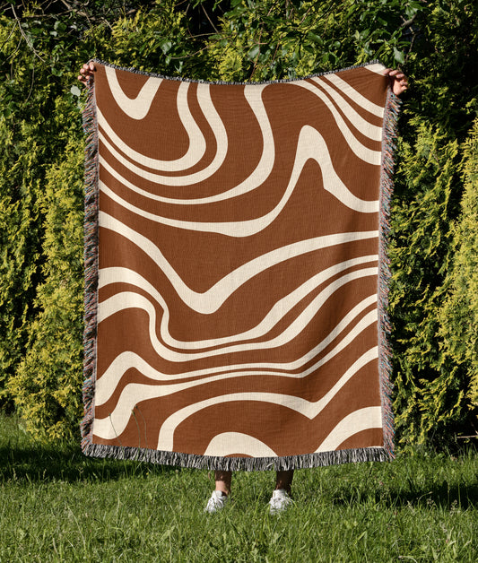 Cocoa Fusion Woven Blanket