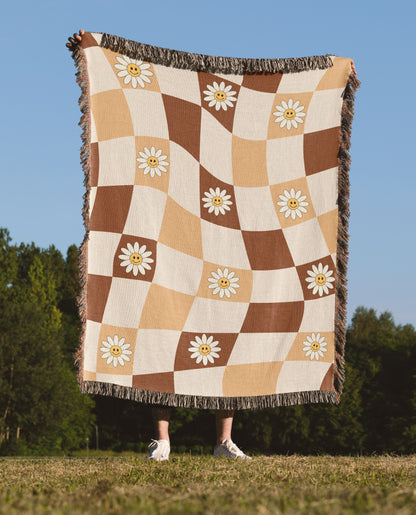 Daisy Drift Woven Blanket