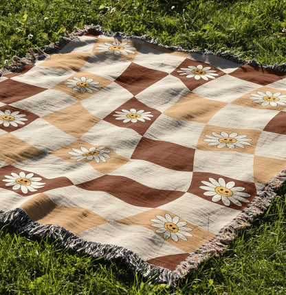 Daisy Drift Woven Blanket