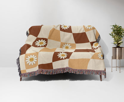 Daisy Drift Woven Blanket