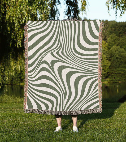 Lush Lines Woven Blanket