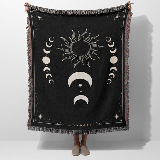 Moonlit Dawn Woven Blanket