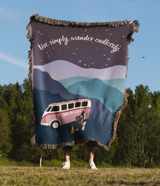 Personalized Roaming Soul Woven Blanket