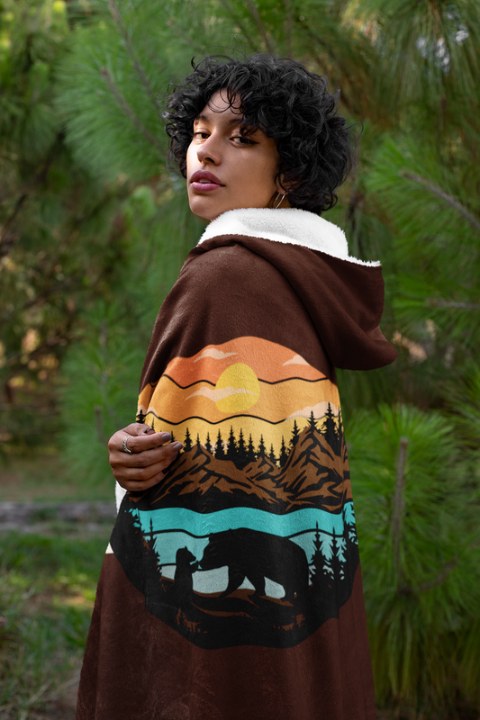 Wild Horizon Hooded Blanket